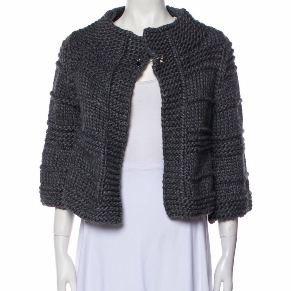 Coach Charcoal Knit Sweater